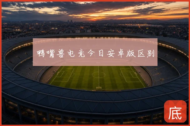 鸭嘴兽电竞今日安卓版区别
